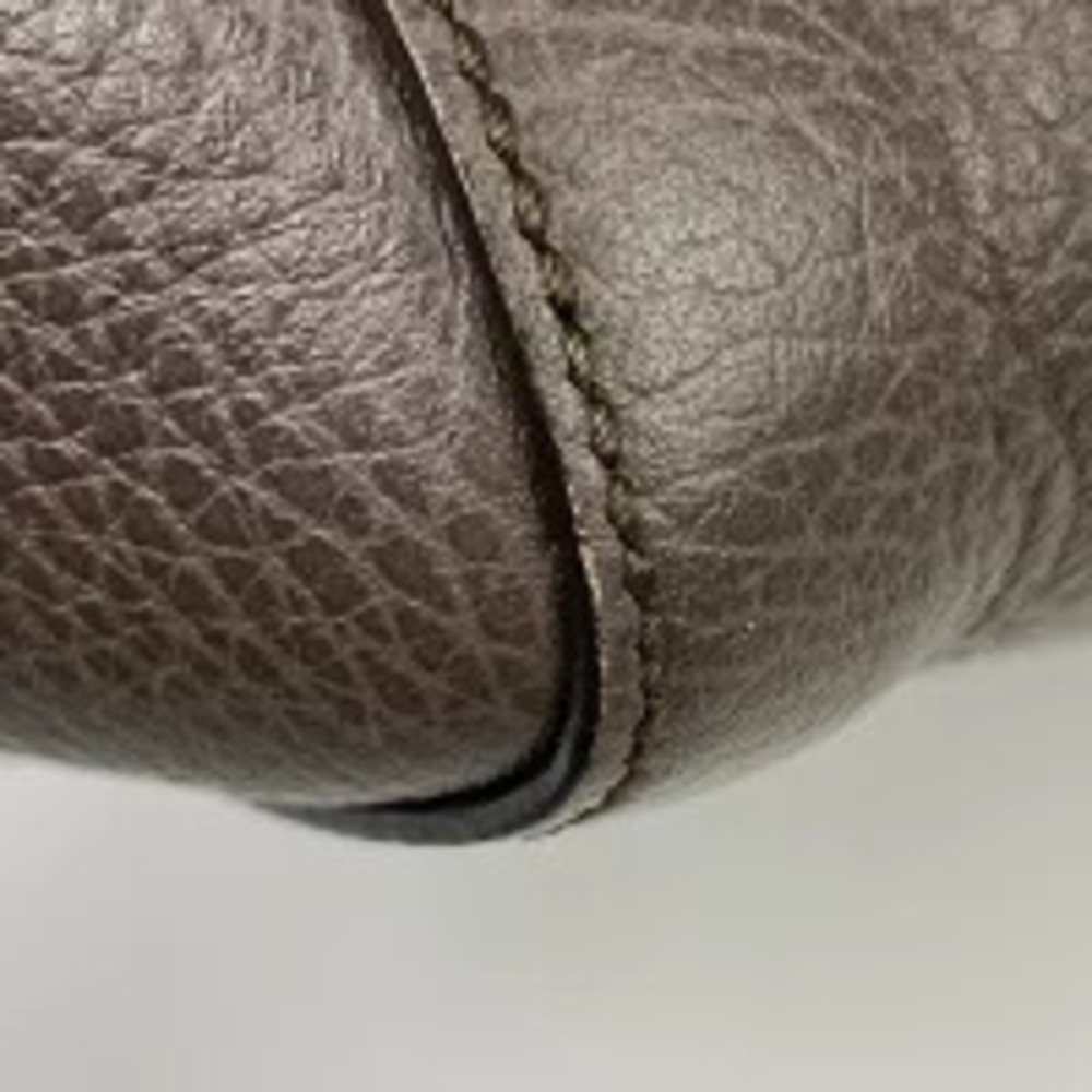 Gucci Pink Brown Shoulder Swing Tote Bag Leather Pink Brown
